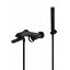 Grifo baño-ducha monomando Olimpo negro mate de Imex